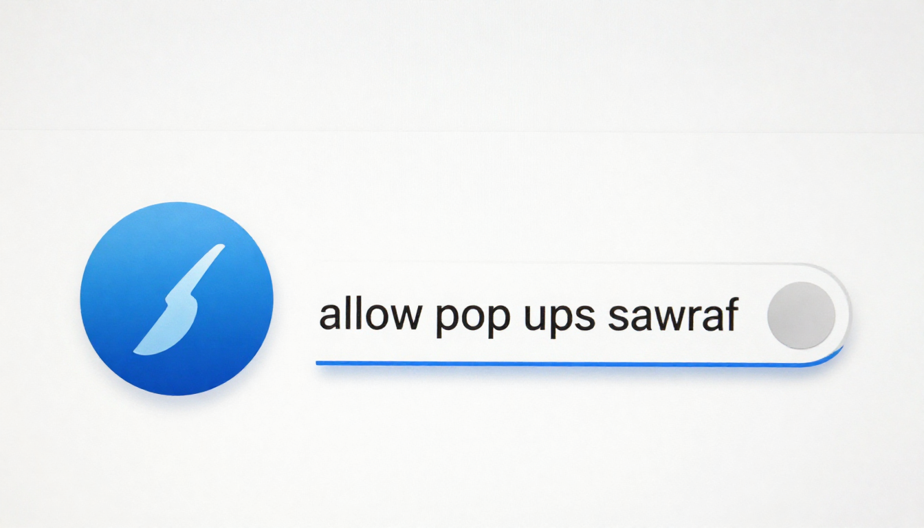 allow pop ups safari