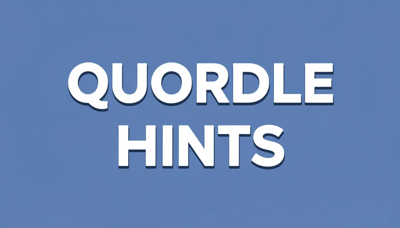 Quordle Hints