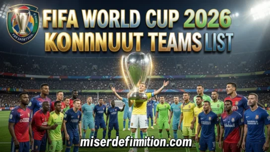 fifa world cup 2026 knockout teams list