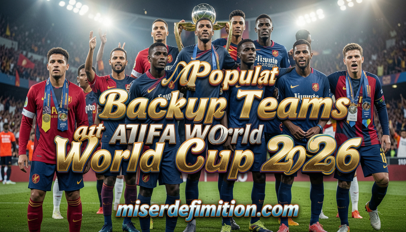 Most Popular Backup Teams at FIFA World Cup 2026