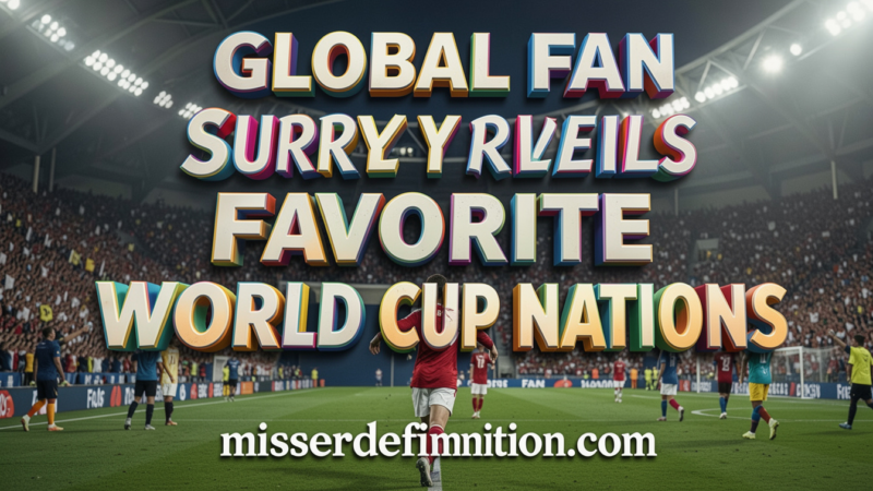 Global Fan Survey Reveals Favorite World Cup Nations: Amazing Results 2026