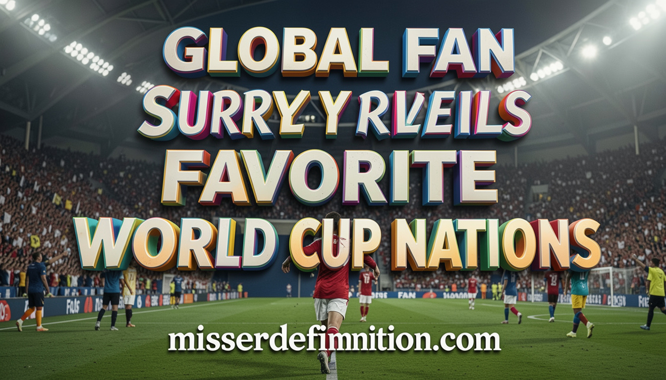 Global Fan Survey Reveals Favorite World Cup Nations