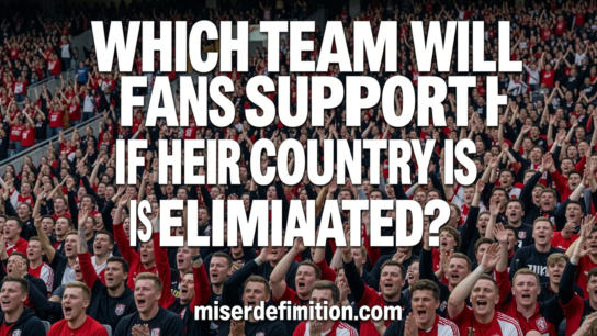Which Team Will Fans Support If Their Country Is Eliminated?