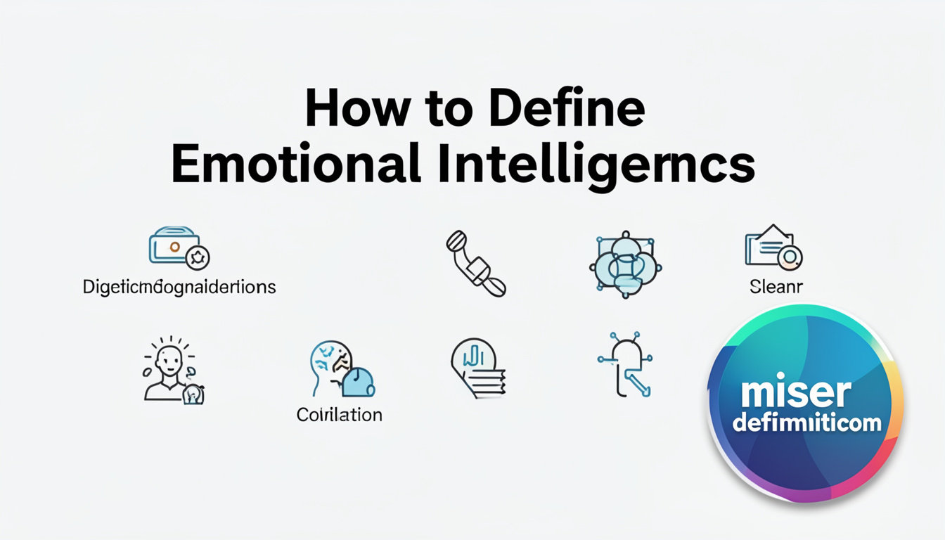 How to define emotional intelligence