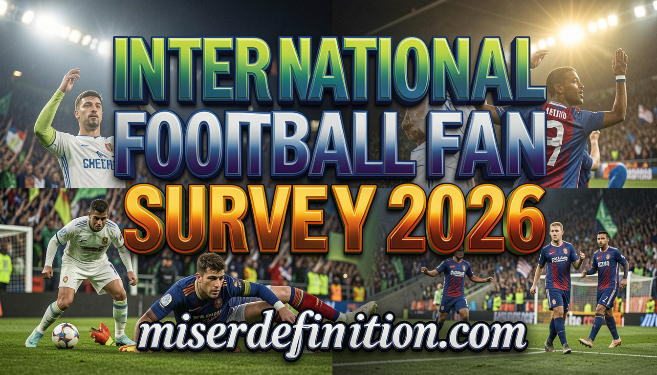 International football fan survey 2026