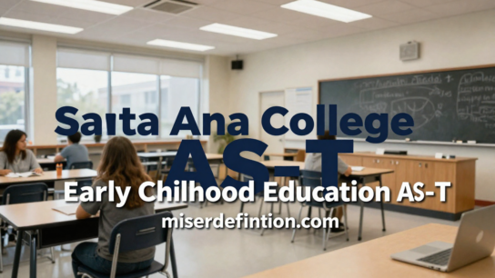 Santa Ana College Early Childhood Education AS-T