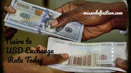 Naira to USD Exchange Rate Today