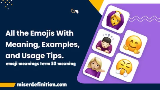 emoji meanings term 53 meaning