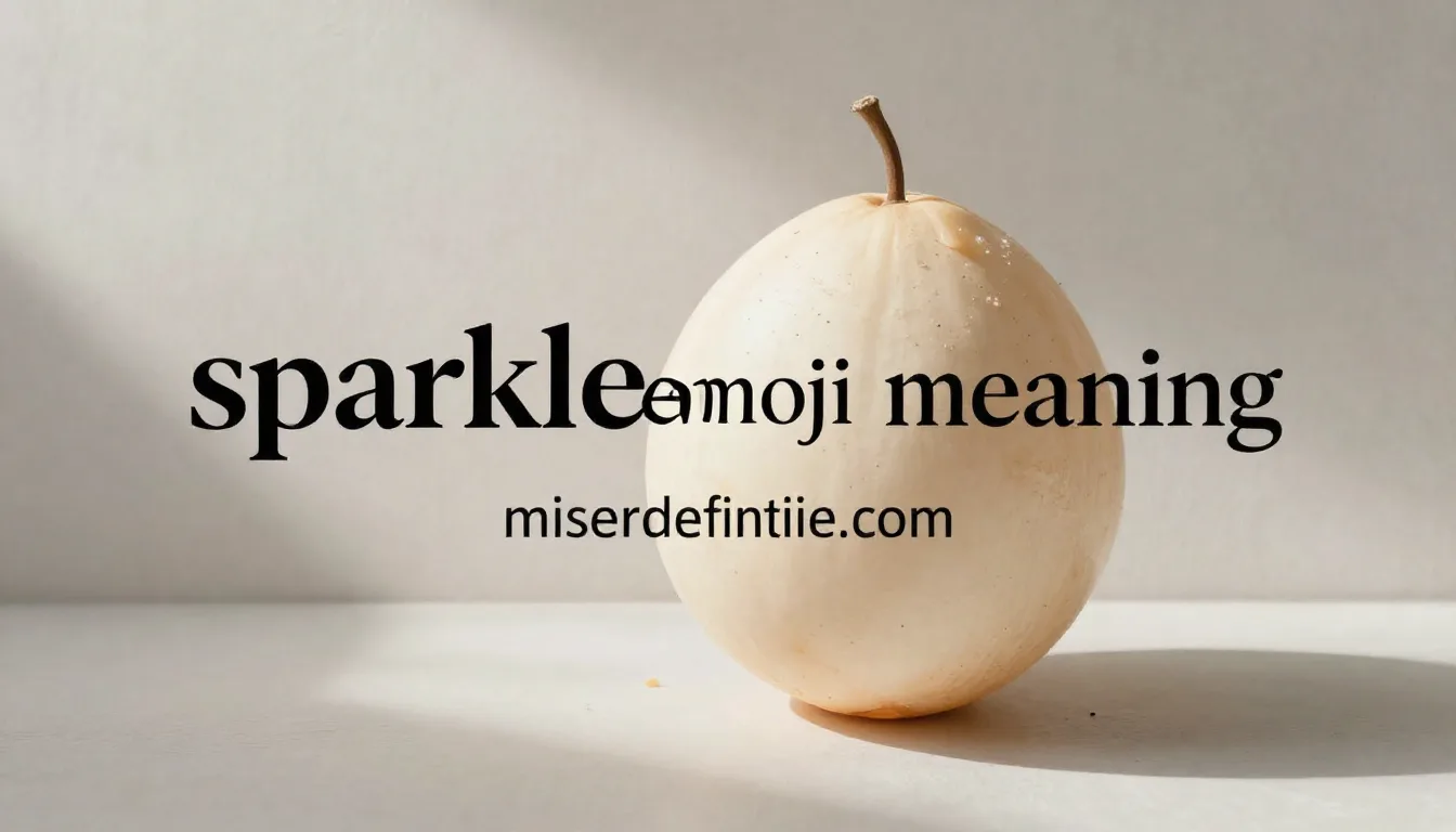 sparkles emoji meaning