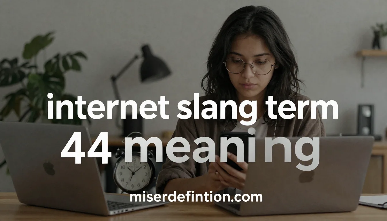 internet slang term 44 meaning