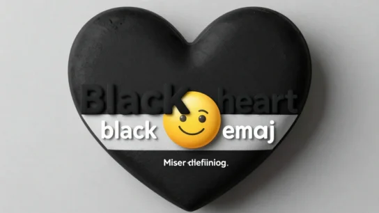 black heart emoji meaning