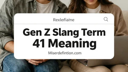gen z slang term 41 meaning