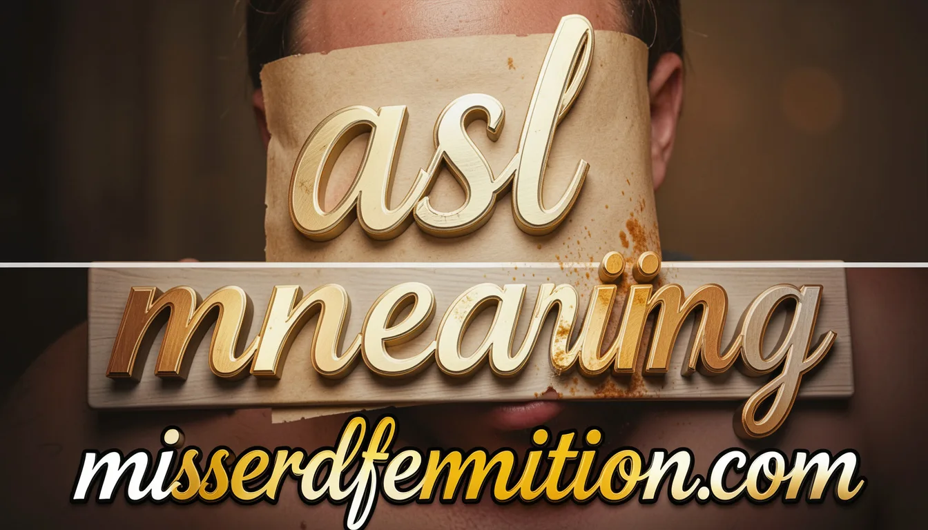 asl meaning