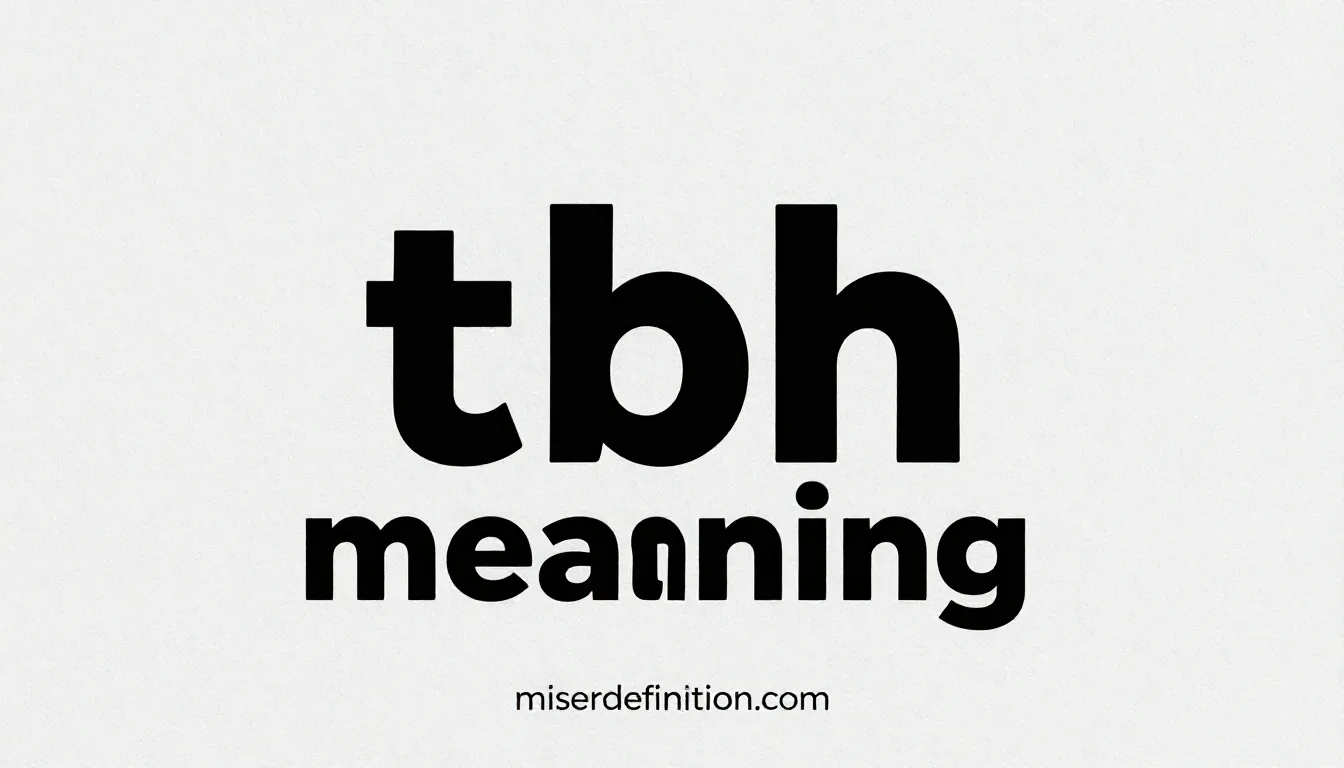 tbh meaning
