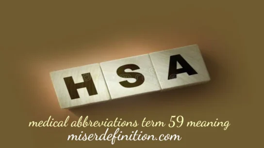 medical abbreviations term 59 meaning