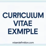 Curriculum Vitae Example: Build a Winning CV Today1