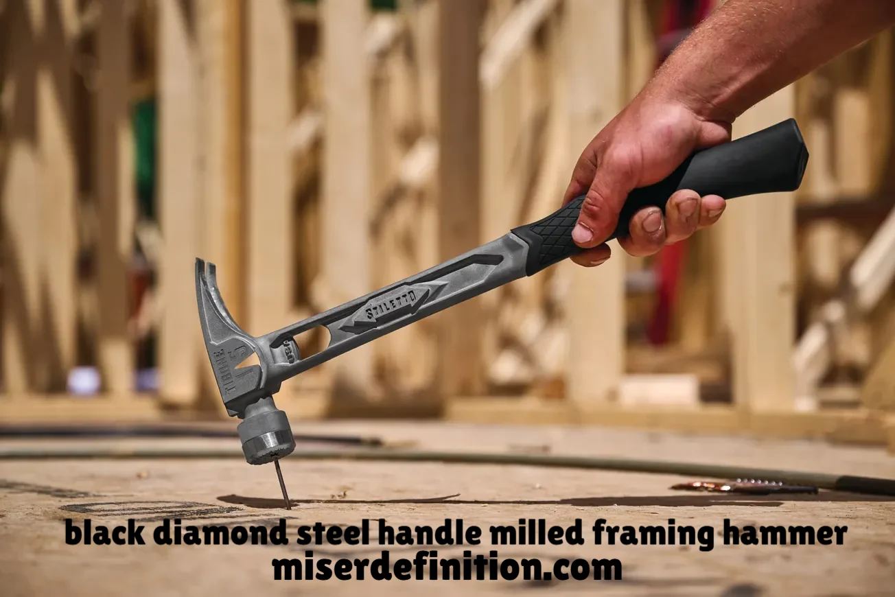 black diamond steel handle milled framing hammer