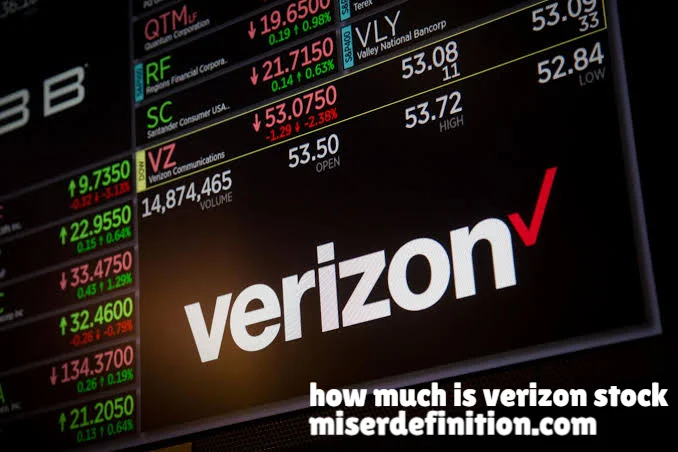 how much is verizon stock