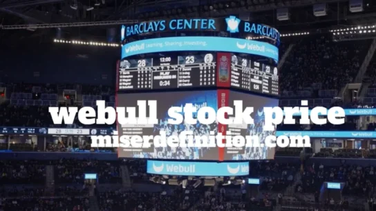 webull stock price