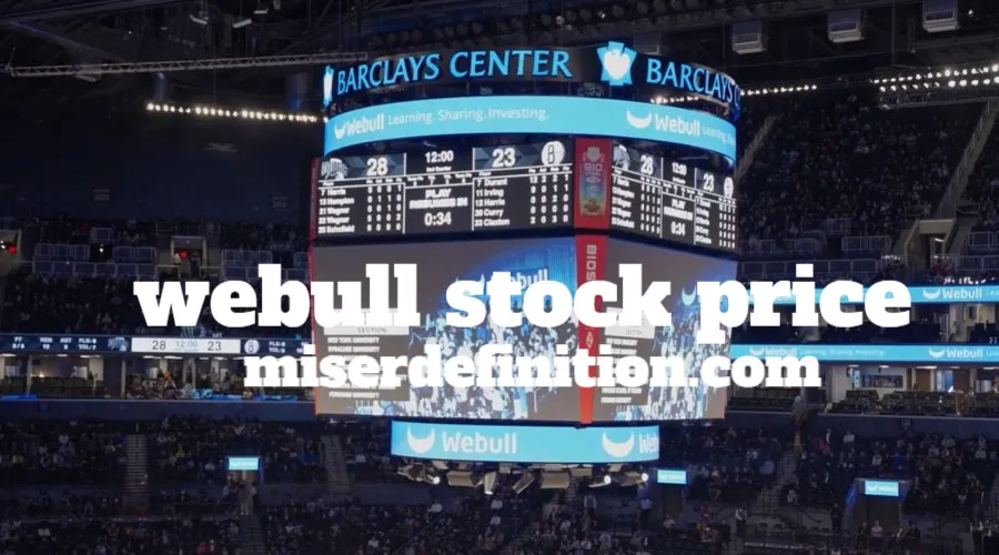 webull stock price